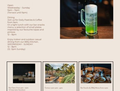 Autumn | Winter – Restaurant Reservations now open